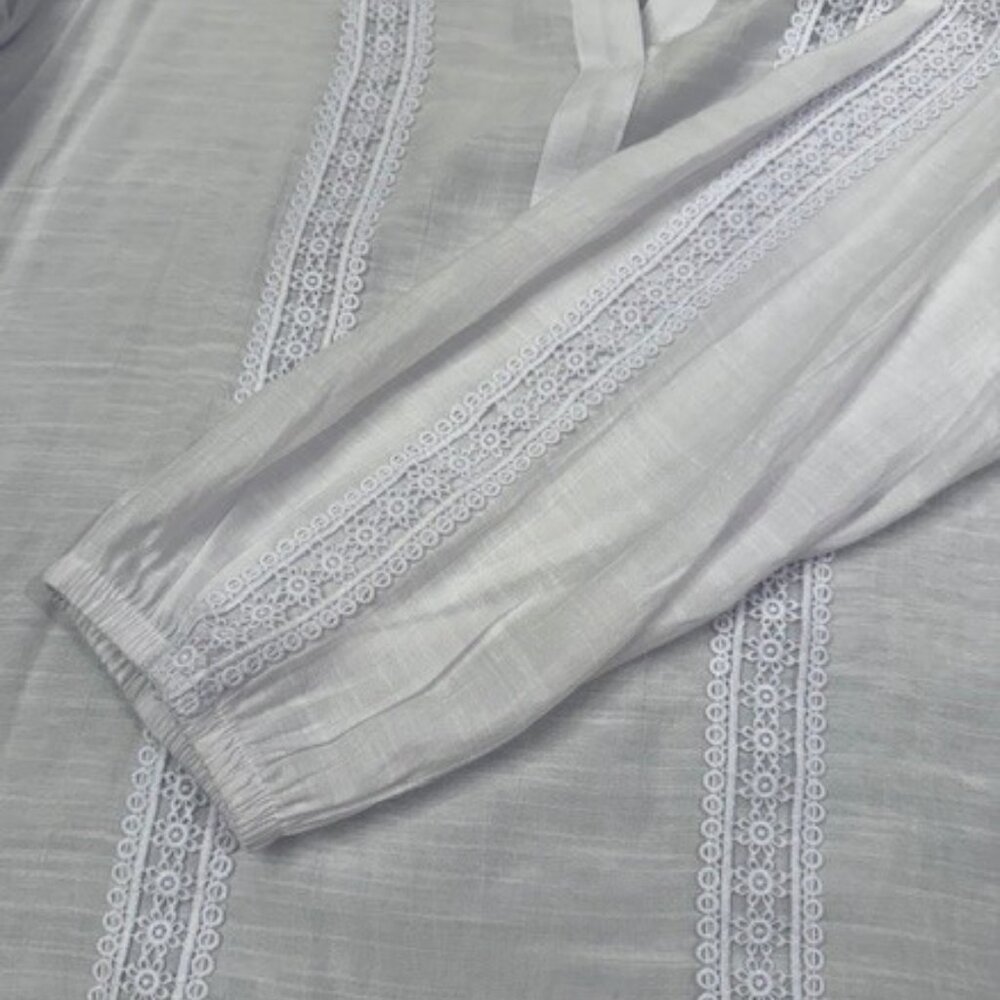 White Feminine Blouse by COUNTERPARTS - Picture 8 of 16